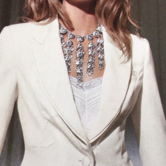 White House Black Market Tops - White House Black Market Ecru Silk Camisole Size L